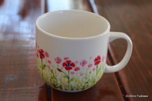 ポピーのマグカップ。￥2160